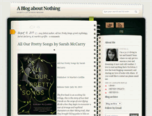 Tablet Screenshot of ablogaboutnothing.org